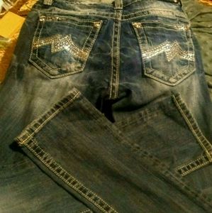 Super cute Miss Me Jean's with bling. 26x33